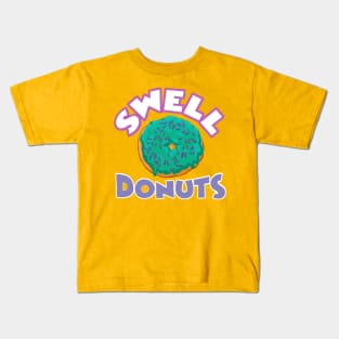 Swell Donuts (Green) Kids T-Shirt